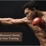 boxing with resistance bands