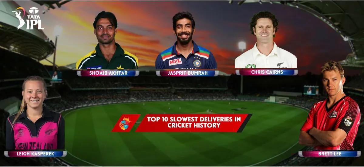 Top 10 Slowest Ball In Cricket History